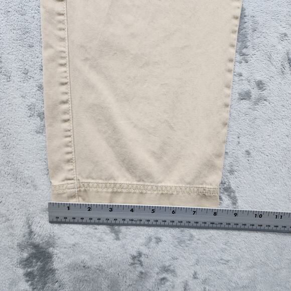 Liz Claiborne Pants Womens 14 Tan Khaki Cosette High Rise Straight Leg Chino - Picture 12 of 13